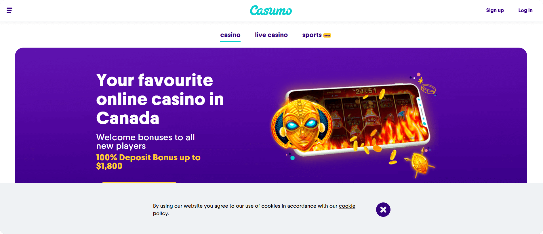 Casumo welcome bonus