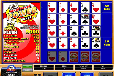 Play Joker Poker 4 Play Power Poker Online Real Money & Gratuit